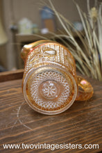 Load image into Gallery viewer, Imperial Carnival Glass Marigold Star Medallion Pitcher 2476B