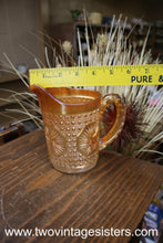 Load image into Gallery viewer, Imperial Carnival Glass Marigold Star Medallion Pitcher 2476B