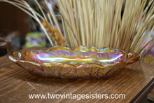 Load image into Gallery viewer, Indiana Glass Lily Pons Amberina Oval Relish Dish
