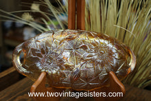 Load image into Gallery viewer, Indiana Glass Lily Pons Amberina Oval Relish Dish
