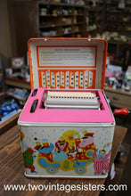 Load image into Gallery viewer, J Chein Toy Company Hand Crank Music Melody Player 1950s
