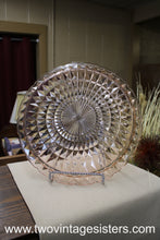 Load image into Gallery viewer, Jeannette Windsor Pink Sandwich Serving Plate