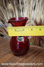Load image into Gallery viewer, Kanawha Ruby Red Pitcher - Vintage Glass Art