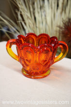 Load image into Gallery viewer, L.E Smith Glass Amberina Sugar Creamer - Vintage Glass