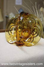 Load image into Gallery viewer, L.E Smith Amber Glass Basket