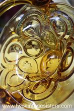 Load image into Gallery viewer, L.E Smith Amber Glass Basket