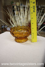 Load image into Gallery viewer, L.E Smith Amber Glass Candy Dish
