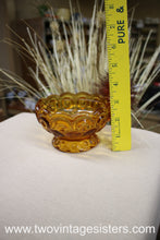 Load image into Gallery viewer, L.E Smith Amber Glass Candy Dish