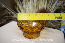 Load image into Gallery viewer, L.E Smith Amber Glass Candy Dish