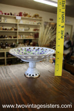 Load image into Gallery viewer, Lefton Violet Chintz Round Compote 650V
