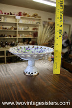 Load image into Gallery viewer, Lefton Violet Chintz Round Compote 650V