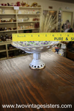 Load image into Gallery viewer, Lefton Violet Chintz Round Compote 650V