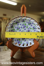 Load image into Gallery viewer, Lefton Violet Chintz Round Compote 650V
