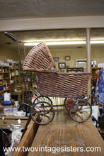 Load image into Gallery viewer, Loyd Loom Rattan Doll Buggy
