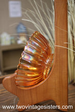 Load image into Gallery viewer, Mid Century Amberina Glass Candy Dish