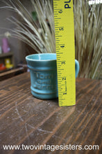 Load image into Gallery viewer, Pacific Pottery Tom &amp; Jerry Teal Coffee Mug

