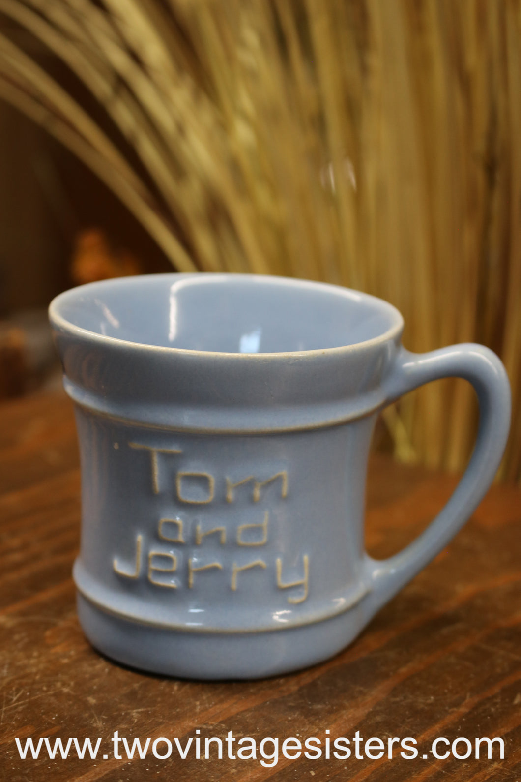 Pacific Pottery Tom & Jerry Sky Blue Coffee Mug