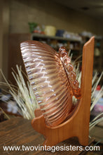 Load image into Gallery viewer, Petticoat Ribbed Pink Depression Glass Bowl & Cake Platter