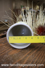 Load image into Gallery viewer, Primitive Roseville Ceramic Crock Blue Stripe - Collectible