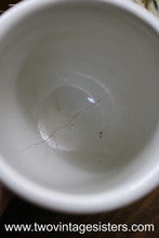 Load image into Gallery viewer, Primitive Roseville Ceramic Crock Blue Stripe - Collectible