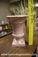 Load image into Gallery viewer, Princeton Trenton Pottery Mid Century Pink and Gold Urn Vase
