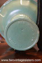 Load image into Gallery viewer, Red Wing Pottery Praire Green Ceramic Compote M5008
