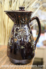 Load image into Gallery viewer, Redware Ceramic Coffee Pot Set - Vintage Kitchen