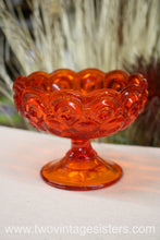 Load image into Gallery viewer, L.E Smith Amberina Glass Dish Moon Stars