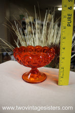 Load image into Gallery viewer, L.E Smith Amberina Glass Dish Moon Stars