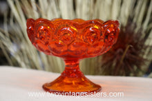 Load image into Gallery viewer, L.E Smith Amberina Glass Dish Moon Stars