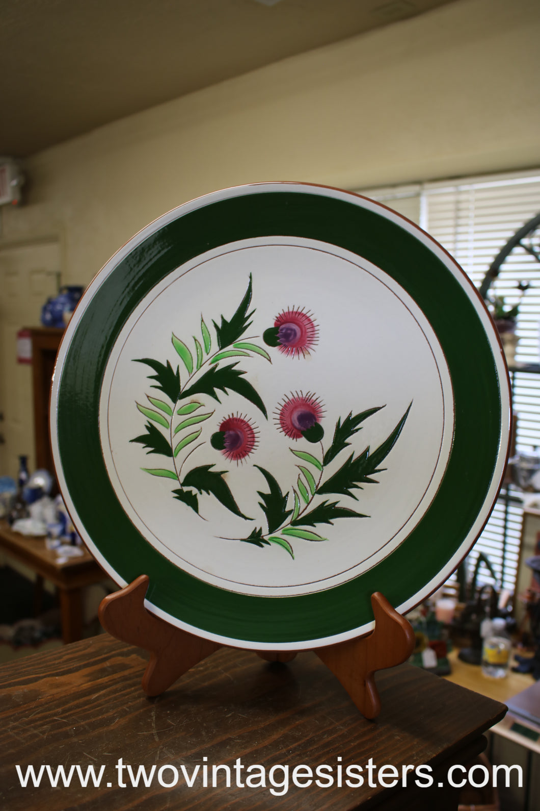 Stangl Pottery Thistle Round Serving Platter