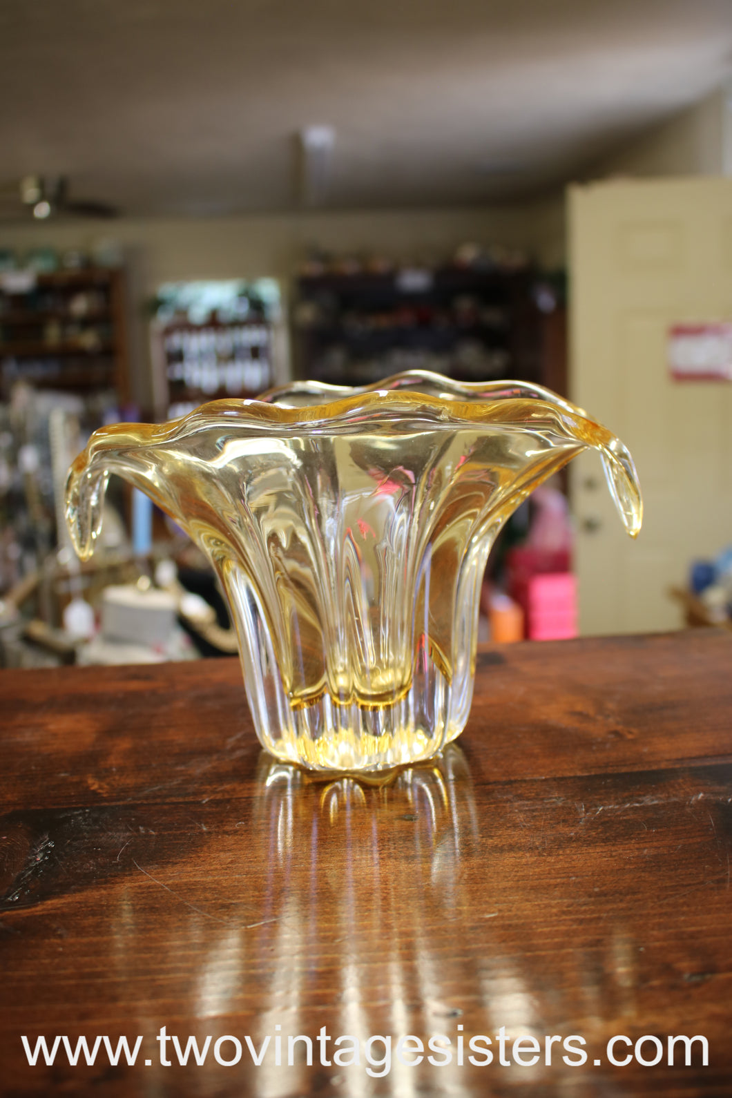 Teleflora Gifts Champagne Gold Art Glass Bowl