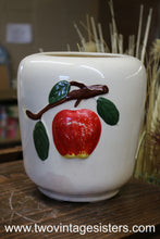 Load image into Gallery viewer, USA Ceramic Pottery Apple Motif Cannister

