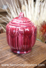 Load image into Gallery viewer, USA Pottery Burgundy Teapot