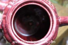 Load image into Gallery viewer, USA Pottery Burgundy Teapot