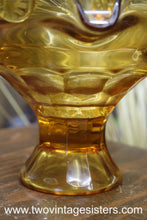 Load image into Gallery viewer, Viking Georgian Glass Art Amber Basket