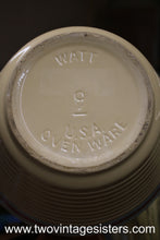 Load image into Gallery viewer, Watt Ribbed Ceramic Mixing Bowl #9 - Collectible