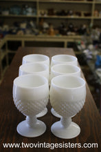 Load image into Gallery viewer, Westmoreland Milk Glasses English Hobnail