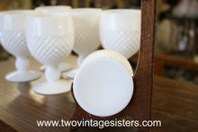 Load image into Gallery viewer, Westmoreland Milk Glasses English Hobnail