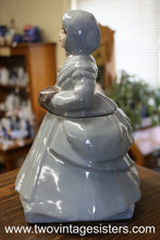Load image into Gallery viewer, Winter Muffler Woman Ceramic Cookie Jar
