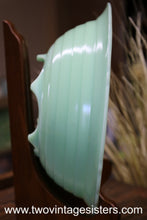 Load image into Gallery viewer, Jadeite Floral Kitchen Bowl 9 Inch