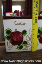 Load image into Gallery viewer, Adah Art Dallas Ceramic Apples Cannister Set #523 - Unique Collectible
