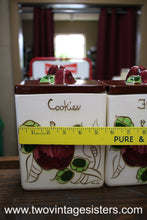 Load image into Gallery viewer, Adah Art Dallas Ceramic Apples Cannister Set #523 - Unique Collectible