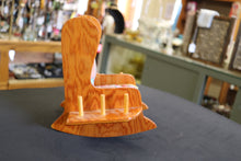 Load image into Gallery viewer, Antique Sewing Rocking Chair Caddy Pin Cushion Thread Holder