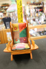 Load image into Gallery viewer, Antique Sewing Rocking Chair Caddy Pin Cushion Thread Holder