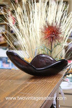Load image into Gallery viewer, Blenko Free Form Dish Maroon Winslow Anderson