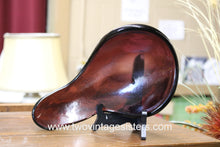 Load image into Gallery viewer, Blenko Free Form Dish Maroon Winslow Anderson