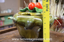 Load image into Gallery viewer, California Pottery USA 895 Soup Tureen Strawberry Lid - Vintage Collectible