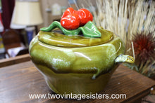 Load image into Gallery viewer, California Pottery USA 895 Soup Tureen Strawberry Lid - Vintage Collectible