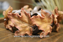 Load image into Gallery viewer, Ceramic Autumn Leaf Ring Napkin Ring Holder
